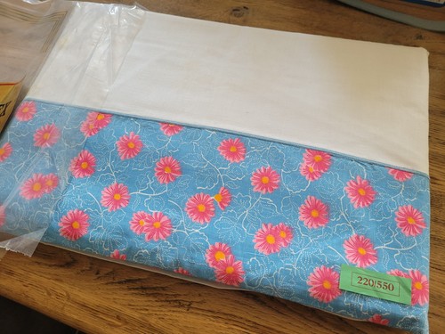 Paire draps lit vintage - paire, de