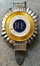 insigne conseil municipal poinçon sur l'attache boutonnière