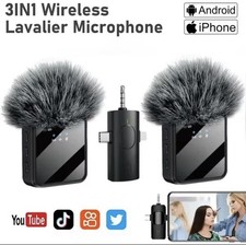 Micro Cravate sans fil pour iPhone, à Clipser, Plug-Play, Réduction du bruit