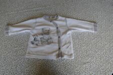 Haut de pyjamas blanc (75% coton) T. 6 mois BEBE REVE