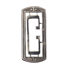 Monogramme Lettre C Argent