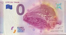 BILLET 0  EURO CITE DU TRAIN MULHOUSE FRANCE 2015 N° 7700