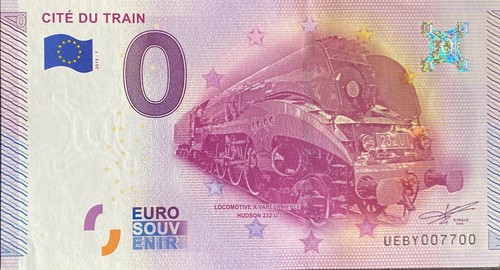Billet euro cite du - cite, train