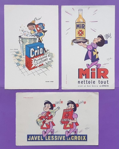Buvards produits ménagers - buvards,