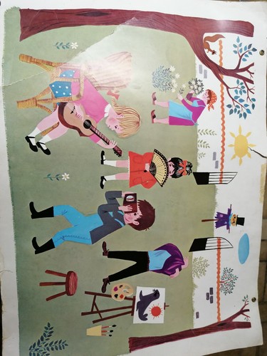 Affiche ancienne originale - affiche,