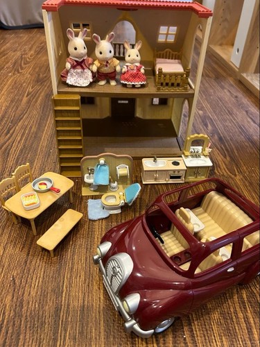 Ensemble maison voiture - maison,