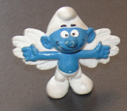 Figurine schtroumpf icare avec - figurine,