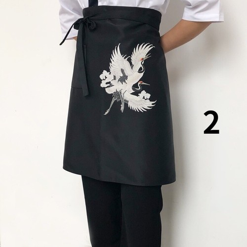 Japonais demi tablier chef - demi,