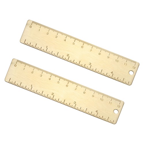 2pcs règle métal droite - 2pcs,