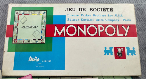 Monopoly vintage miro paris - monopoly,