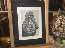 Marteau de porte à Venise, (Renaissance Italienne) - Gravure sur plaque de bois