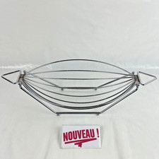 ➜SUBLIME CORBEILLE A FRUITS OVALE en inox/métal design moderne minimaliste