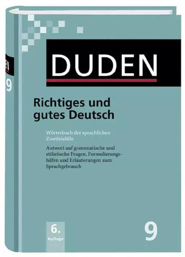 Richtiges und gutes deutsch - und,