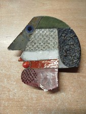 Roger Capron signé - Plaque murale céramique émaillée Vallauris