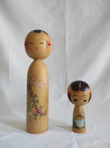 Lot poupées kokeshi - de,