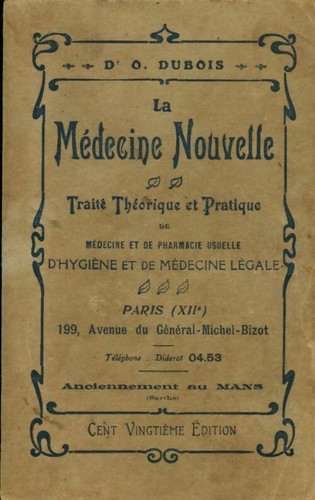 Médecine nouvelle o - la,