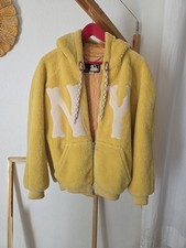 GUCCI Taille 46 MLB Yankees Yellow New York Veste Jaune Laine Capuche