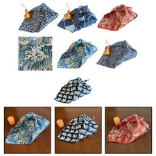 Tissu d'emballage traditionnel japonais Furoshiki respirant et convivial pour le