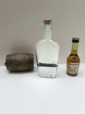 Lot Mignonette bouteille Flasque Vide COGNAC MARTELL