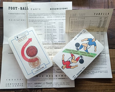 Cartes De Jeu Football Création Bertino Années '40 Coffret Rouge