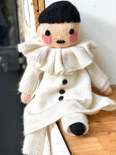 Poupee laine tricotee - poupee,