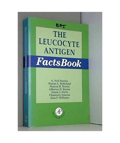 Leucocyte antigen factsbook - antigen,