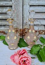 2 ANCIENNES CARAFES EN VERRE