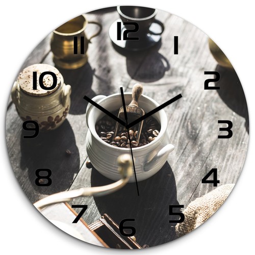 Tulup horloge murale - murale, verre