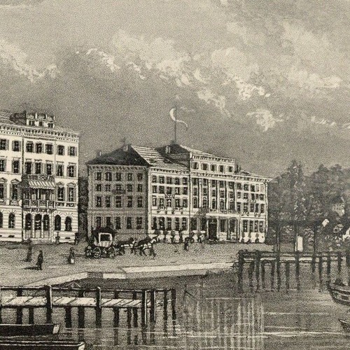 Luzern vue schweizerhof à - vue,