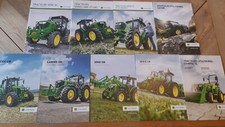 Lot de  8 brochures Tracteurs JOHN DEERE + VU GATOR en français 