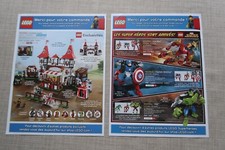 LEGO CASTLE - AVENGERS - AFFICHE - POSTER - PUBLICITE - NEUF