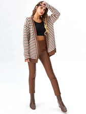 Leggings En Cuir Femme