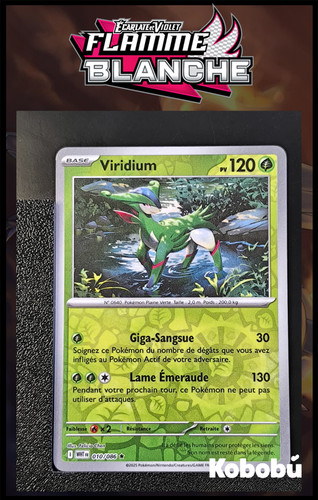 Carte pokémon viridium - pokémon,