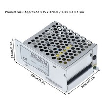 Switching Power Supply 100‑240VAC LED Power Supply 25W Aluminum Alloy Switching