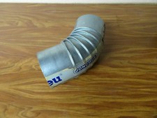 Coude  Aluminié  JONCOUX  fumisterie court tuyau poele chaudière diamètre 97 mm