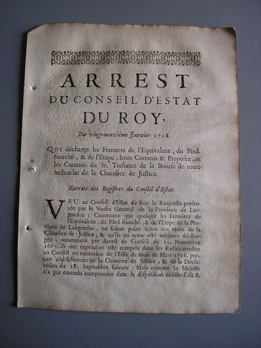 Arrest conseil roy qui - du,