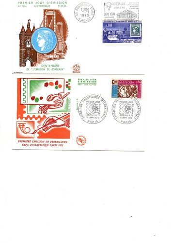 Lot enveloppes 1er - 2,
