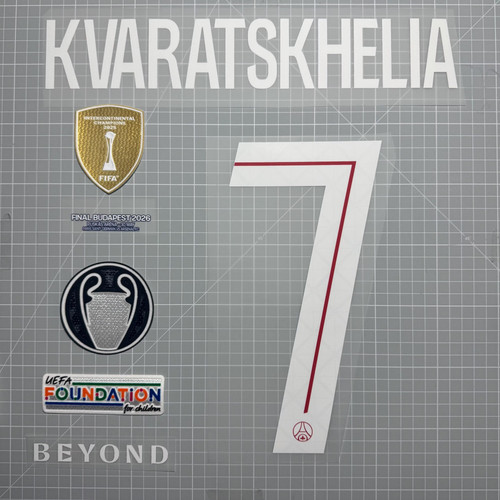 Kit flocage kvaratskhelia 7 - flocage, #7
