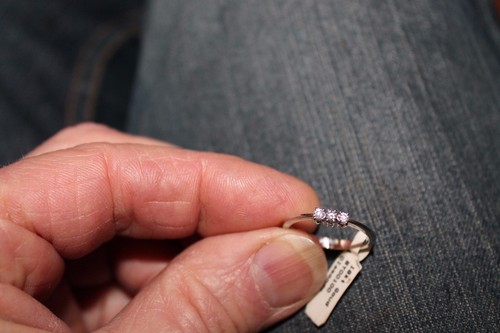Bague blanc carats - 18,