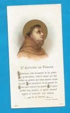 GRANDE IMAGE PIEUSE SAINT  SAINT ANTOINE DE PADOUE L ORAISON