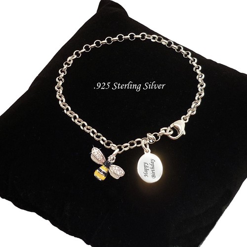 Bracelet chaîne argent - en,