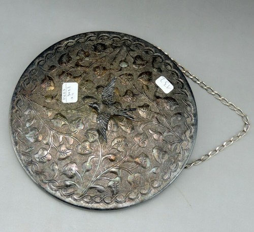 Ancien miroir suspendu monture - ancien,