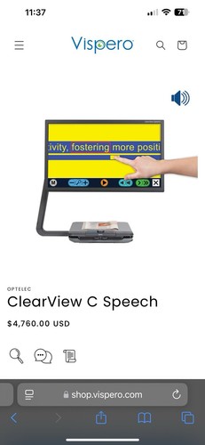 Optelec clearview desktop - optelec, c+