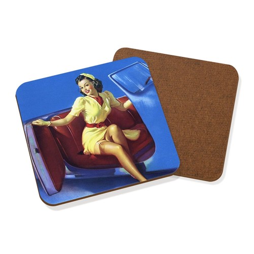 Pin dessous verre sports - pin-up,
