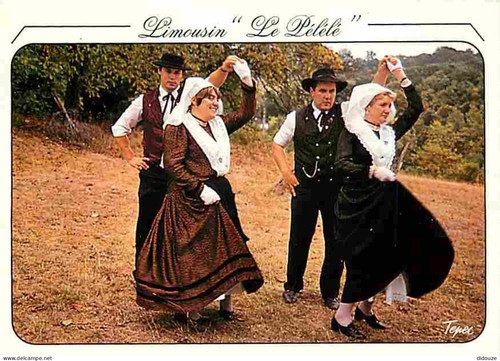 Carte postale folklore - carte,