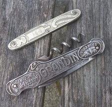 1900  LOT 2 ANCIENS CANIF PUBLICITAIRE BOISSON VICHY QUINA ETS CHATARD VICHY