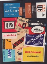 Ensemble étiquettes  de