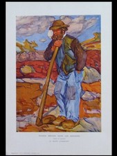 JEAN-JULIEN LEMORDANT, PAYSAN BRETON DANS LES GOEMONS - PLANCHE 1907 - BRETAGNE