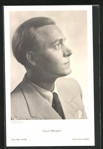 Carte postale acteur paul - acteur,