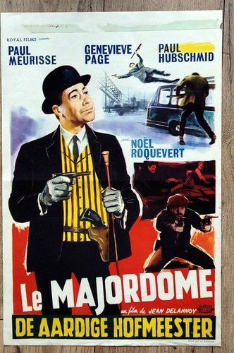 Belgian poster majordome - belgian, le